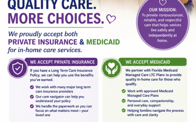 Long Term Care Insurance & Florida Medicaid Managed Care LTC Plans for In-Home Care